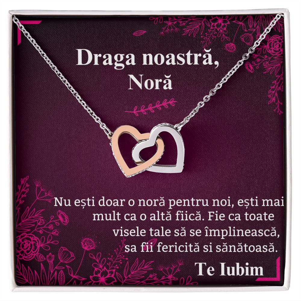 Dear Nora - Pair of Hearts Necklace