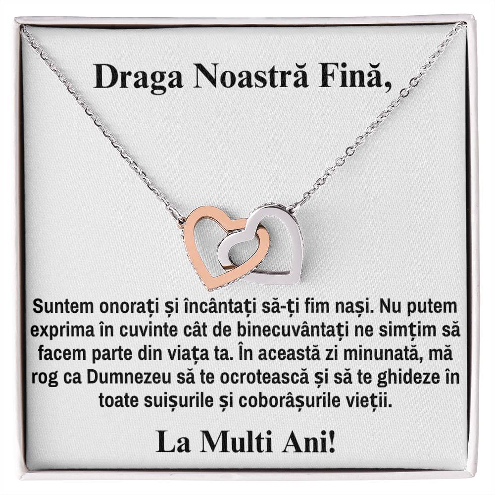 Our Dear Fina – Pair of Hearts Necklace