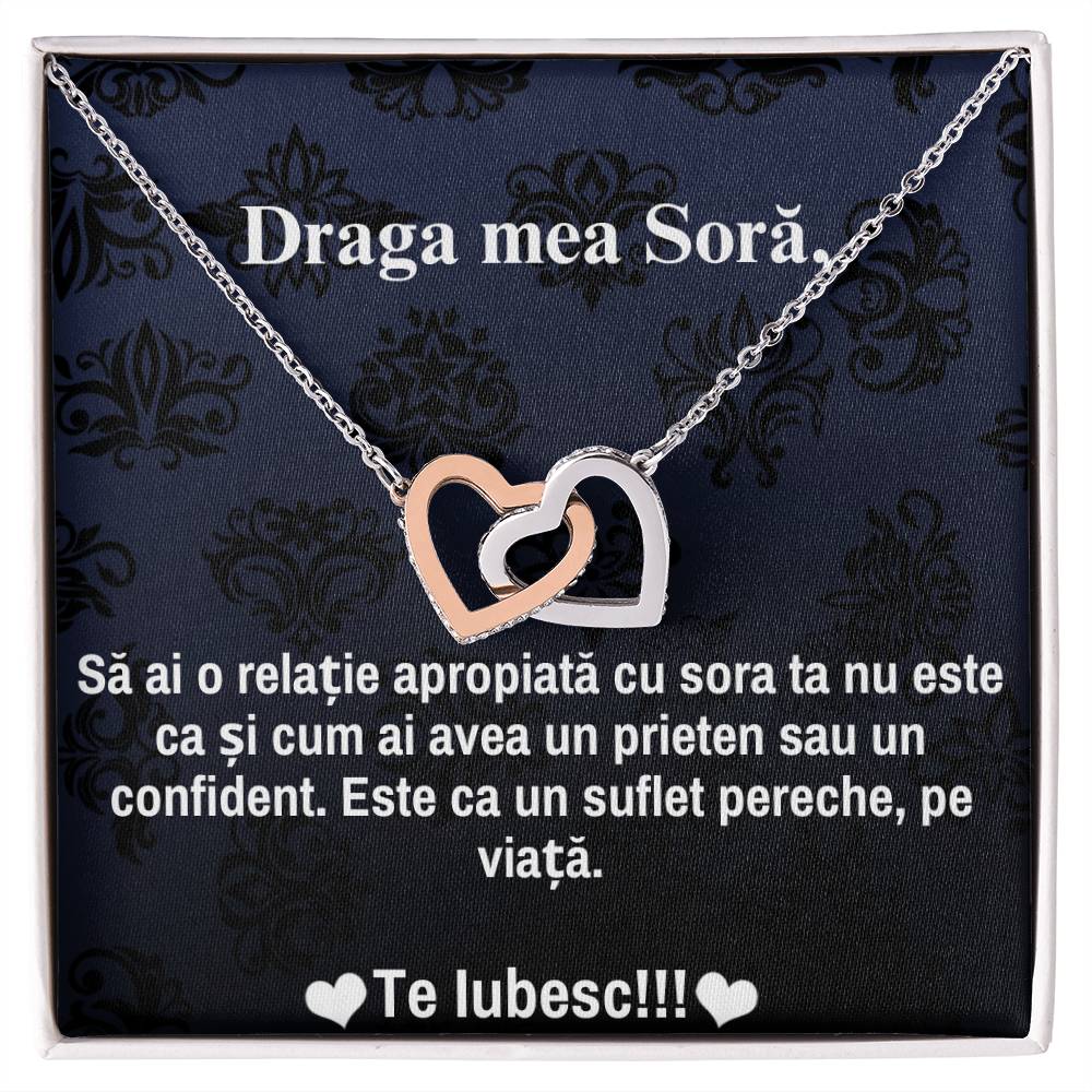 Scumpa mea, Surioara – Colier Inimi Pereche