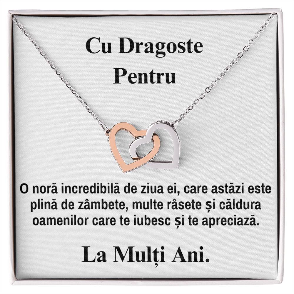 For Nora - Pair of Hearts Necklace