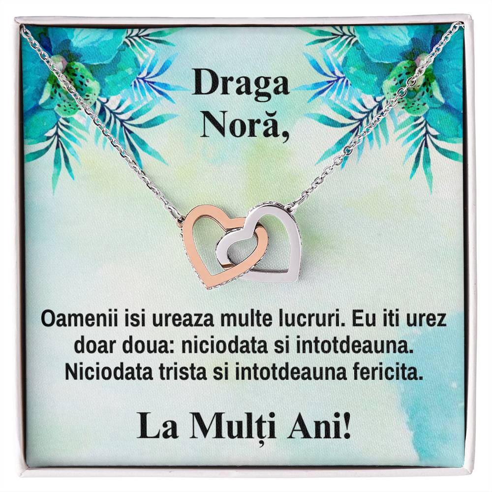 Dear Nora - Pair of Hearts Necklace