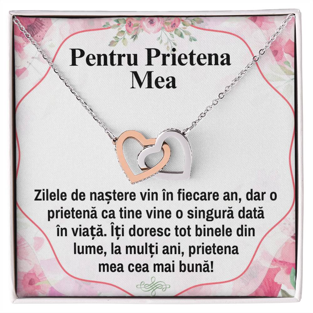 Szívek Páros Nyaklánc - A Legjobb Barátodnak