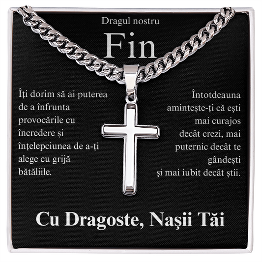 Gift For my dear godson - Cross Necklace
