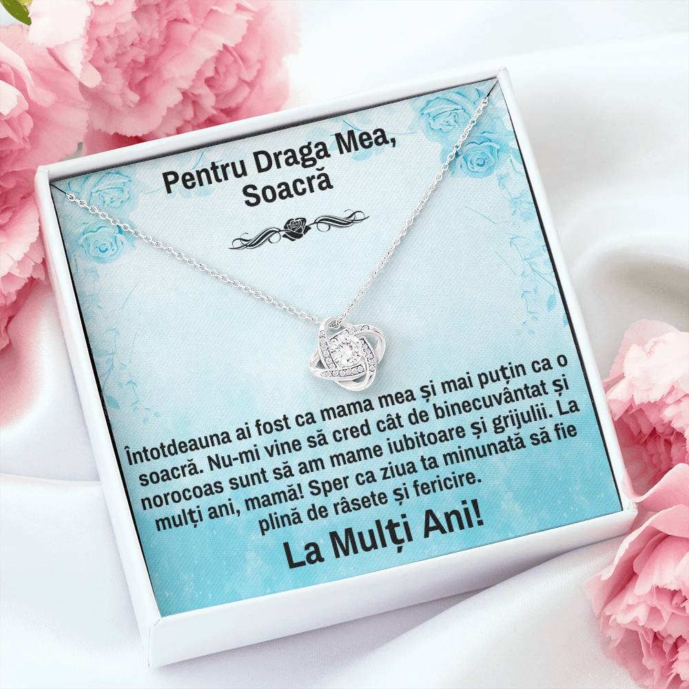 My Dear Mother-In-Law - Love Knot Forever Necklace