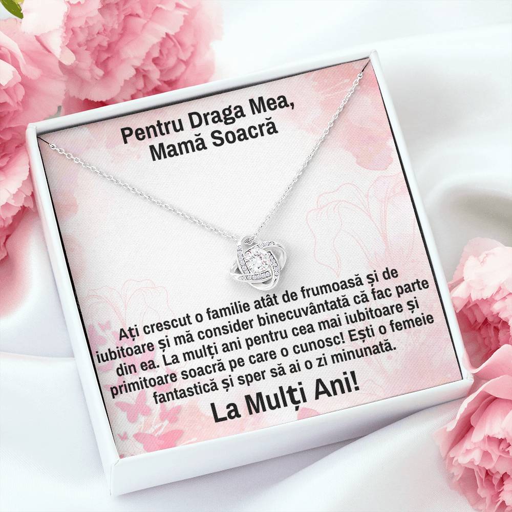 My Dear Mother-in-Law - Love Knot Forever Necklace