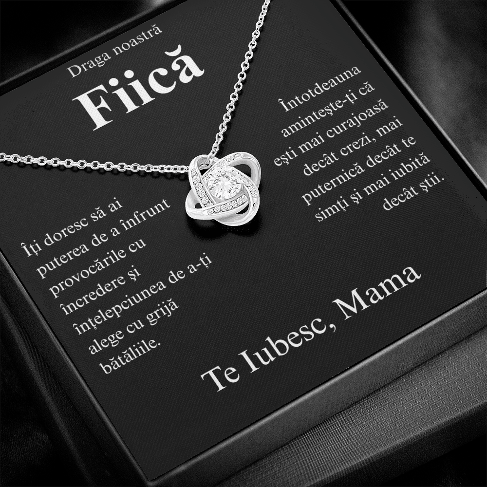 Cadou pentru fiica– Colier Love Knot