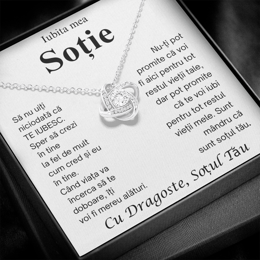 Gift for my Wife – Love Knot Necklace