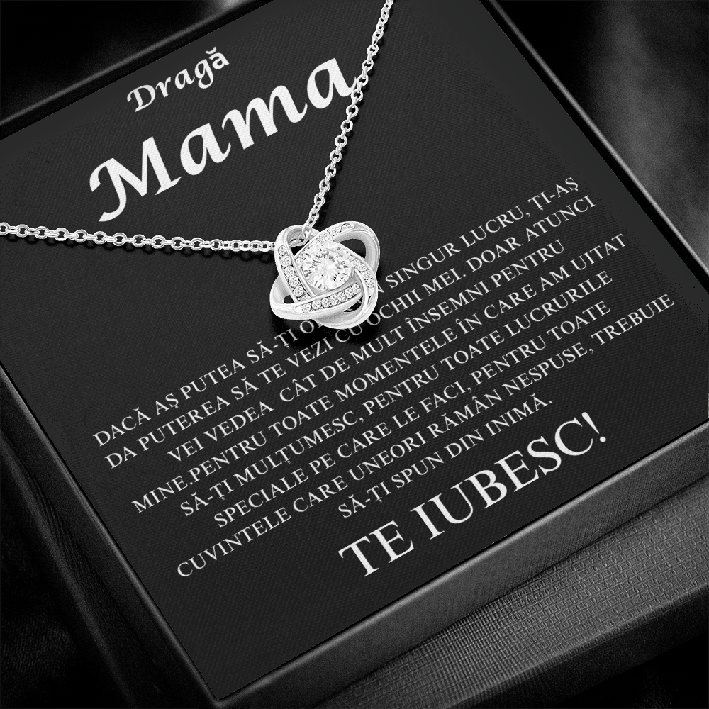 Cadou pentru mama mea  - Colier Love Knot