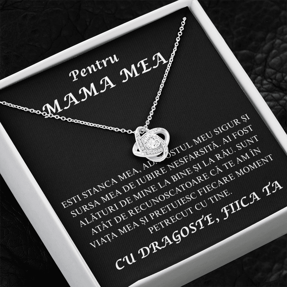 Draga Mamă - Colier Love Knot