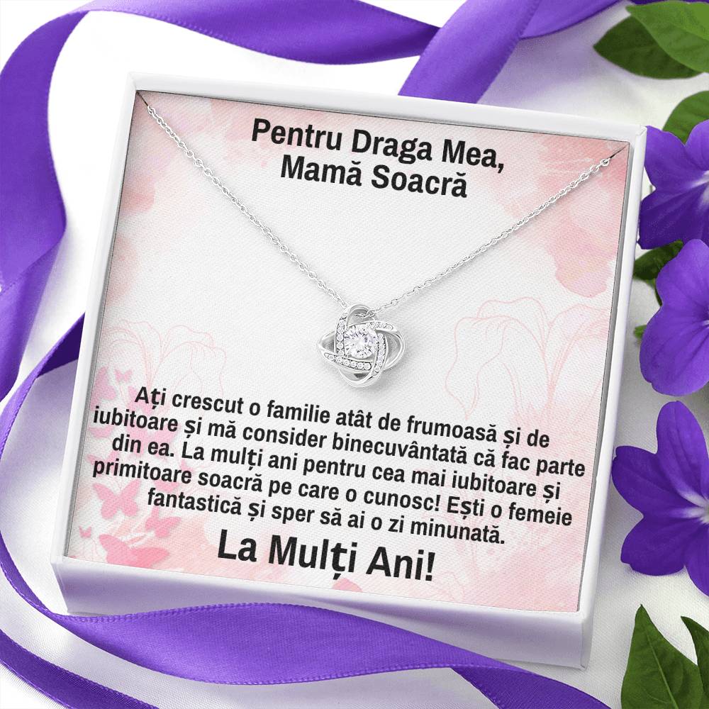 My Dear Mother-in-Law - Love Knot Forever Necklace