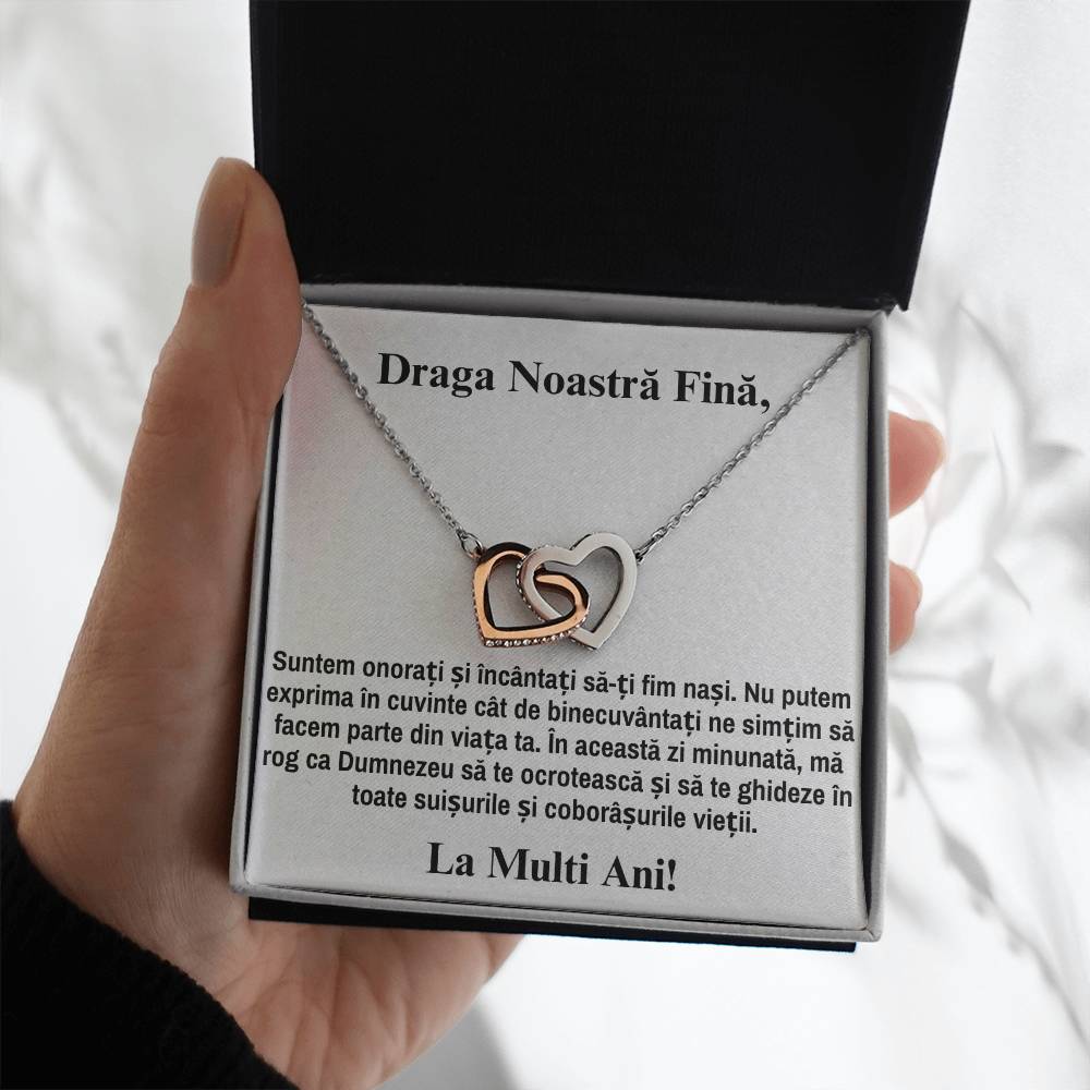Our Dear Fina – Pair of Hearts Necklace