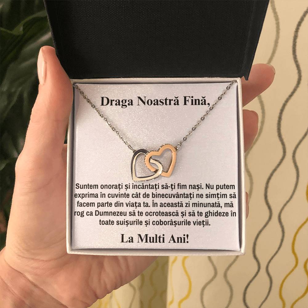 Our Dear Fina – Pair of Hearts Necklace
