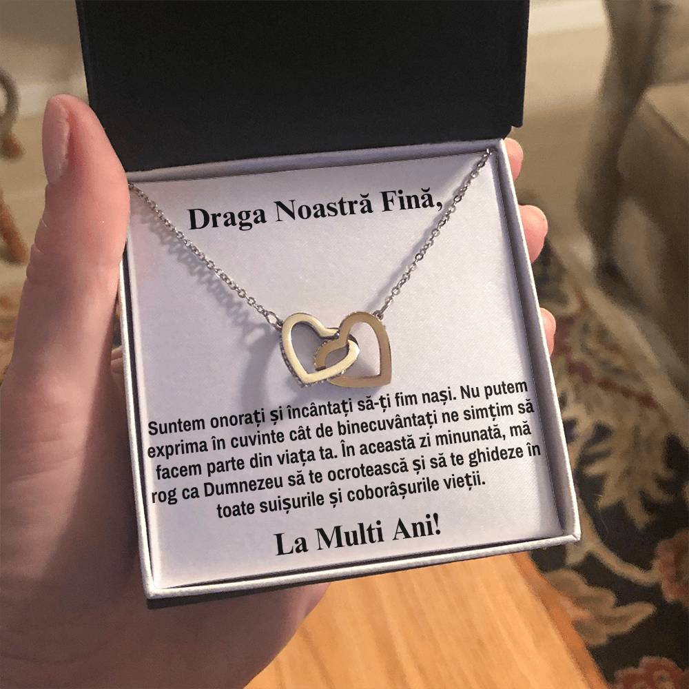 Our Dear Fina – Pair of Hearts Necklace