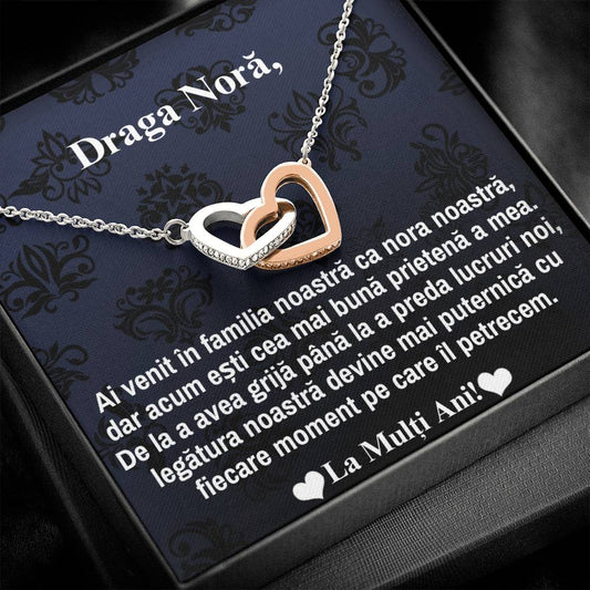 Our dear Nora - Pair of Hearts Necklace!
