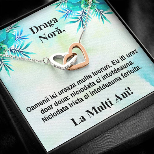 Dear Nora - Pair of Hearts Necklace
