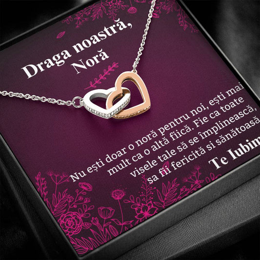 Dear Nora - Pair of Hearts Necklace