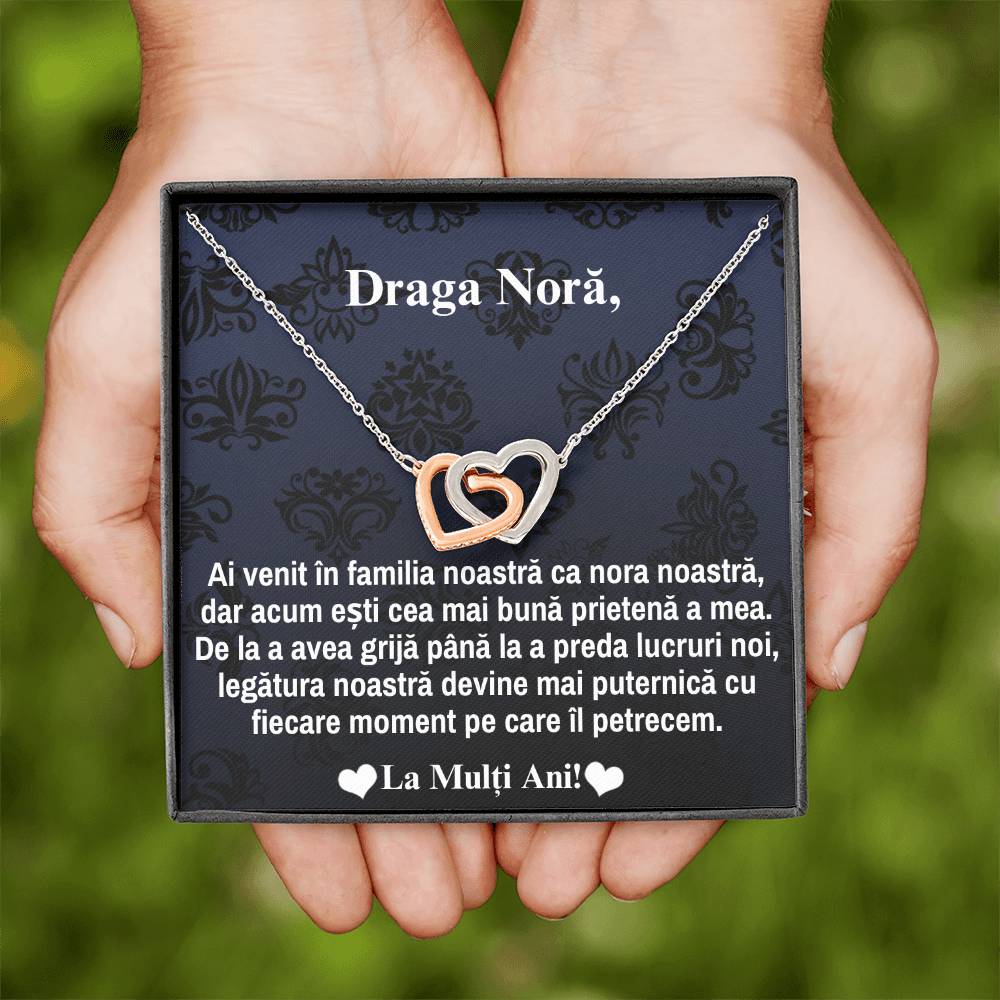 Our dear Nora - Pair of Hearts Necklace!