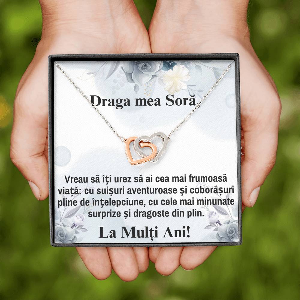 Draga mea, Surioara – Colier Inimi Pereche