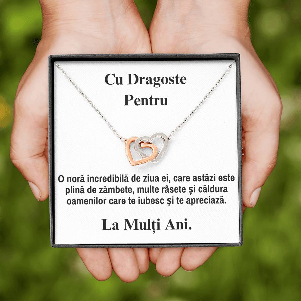 For Nora - Pair of Hearts Necklace