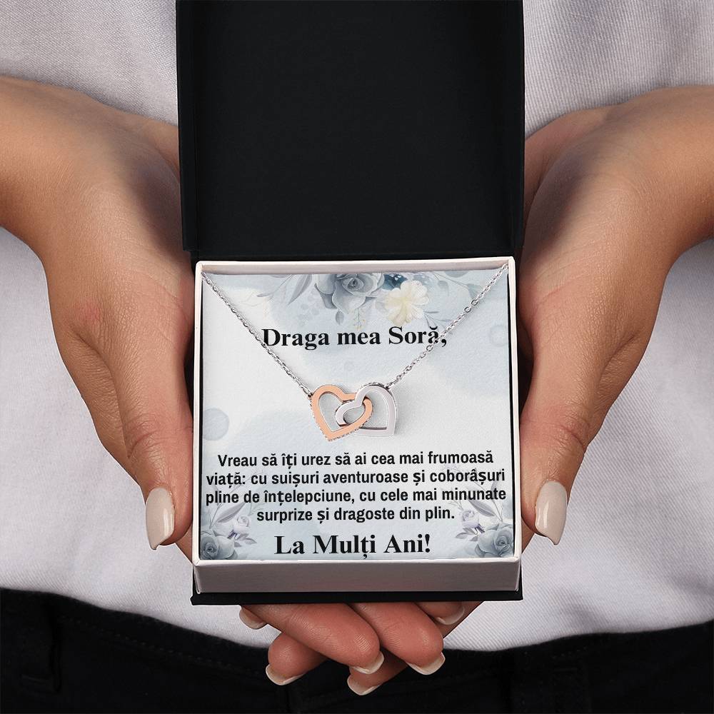 Draga mea, Surioara – Colier Inimi Pereche
