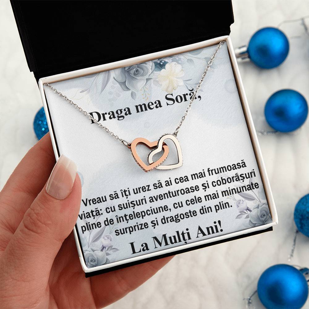 Draga mea, Surioara – Colier Inimi Pereche