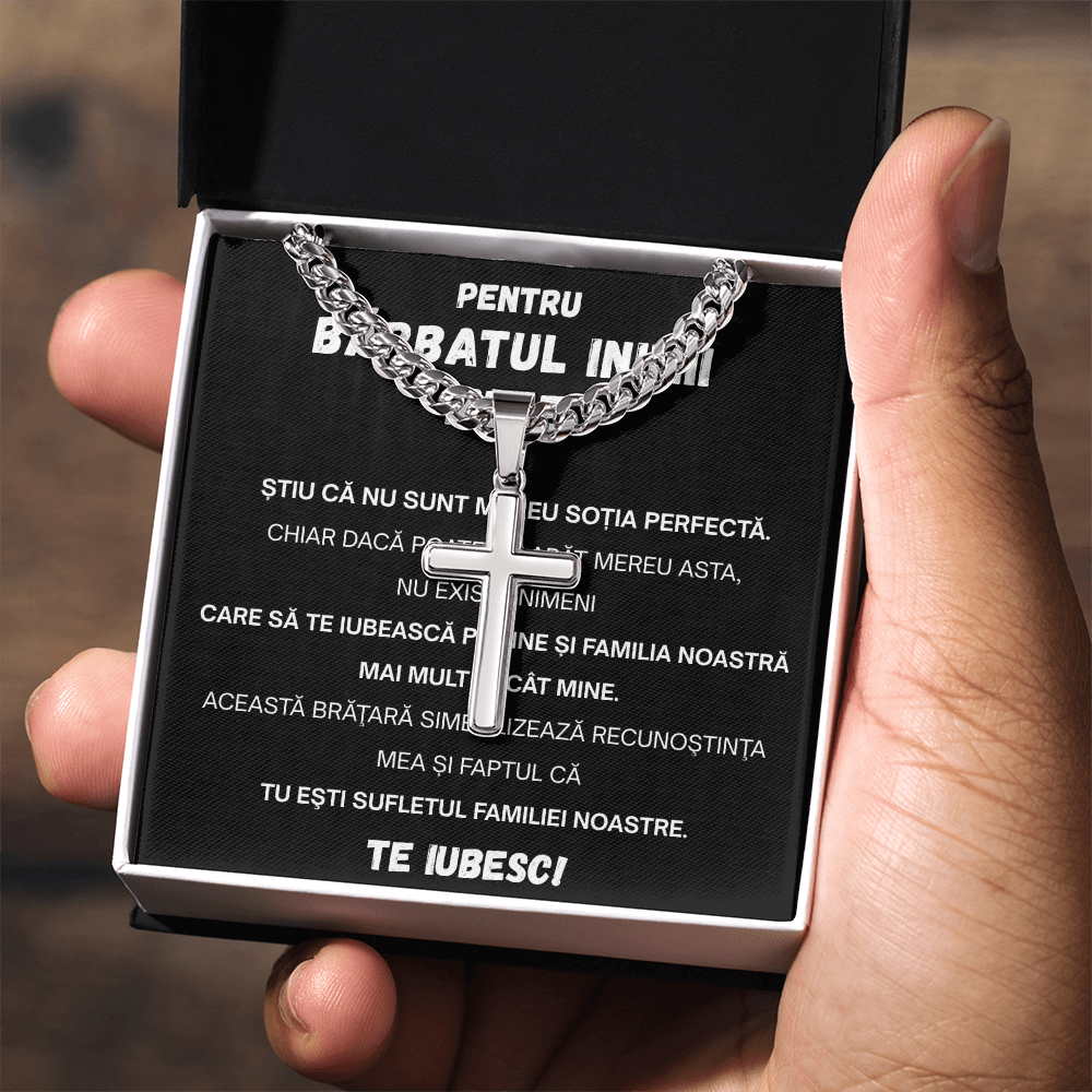 Cadou Pentru Fiu- Lantisor  Cruce