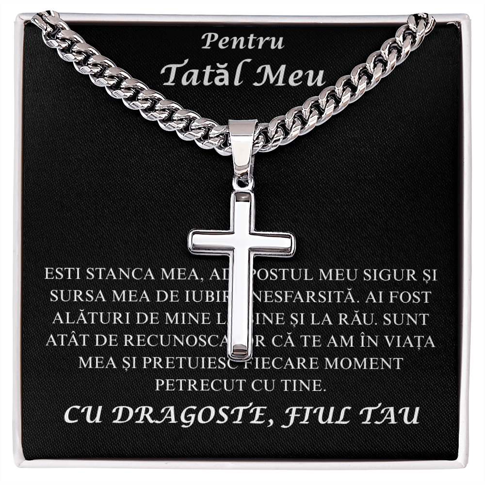 Cadou Pentru tata meu  - Lănțișor Cruce