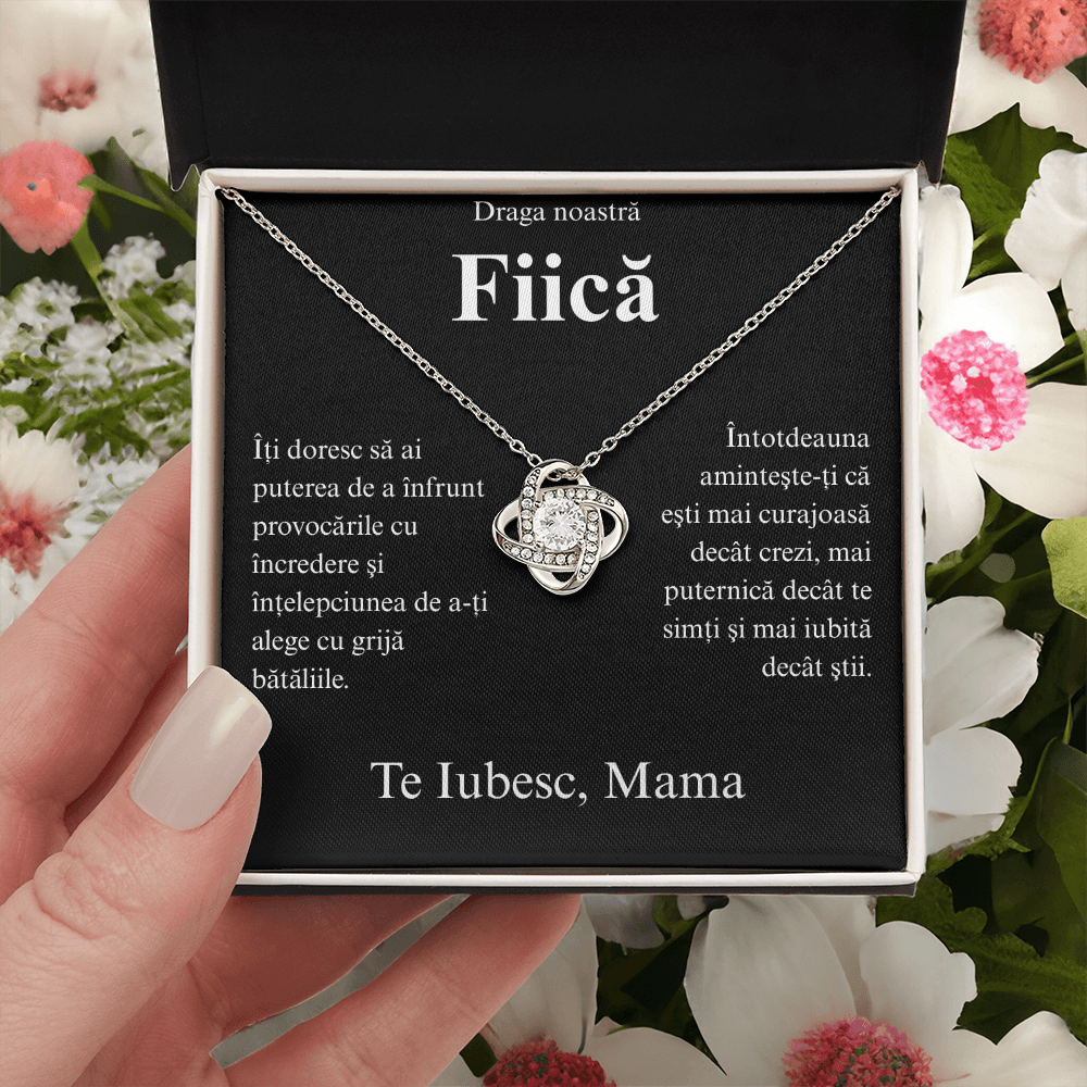Cadou pentru fiica– Colier Love Knot