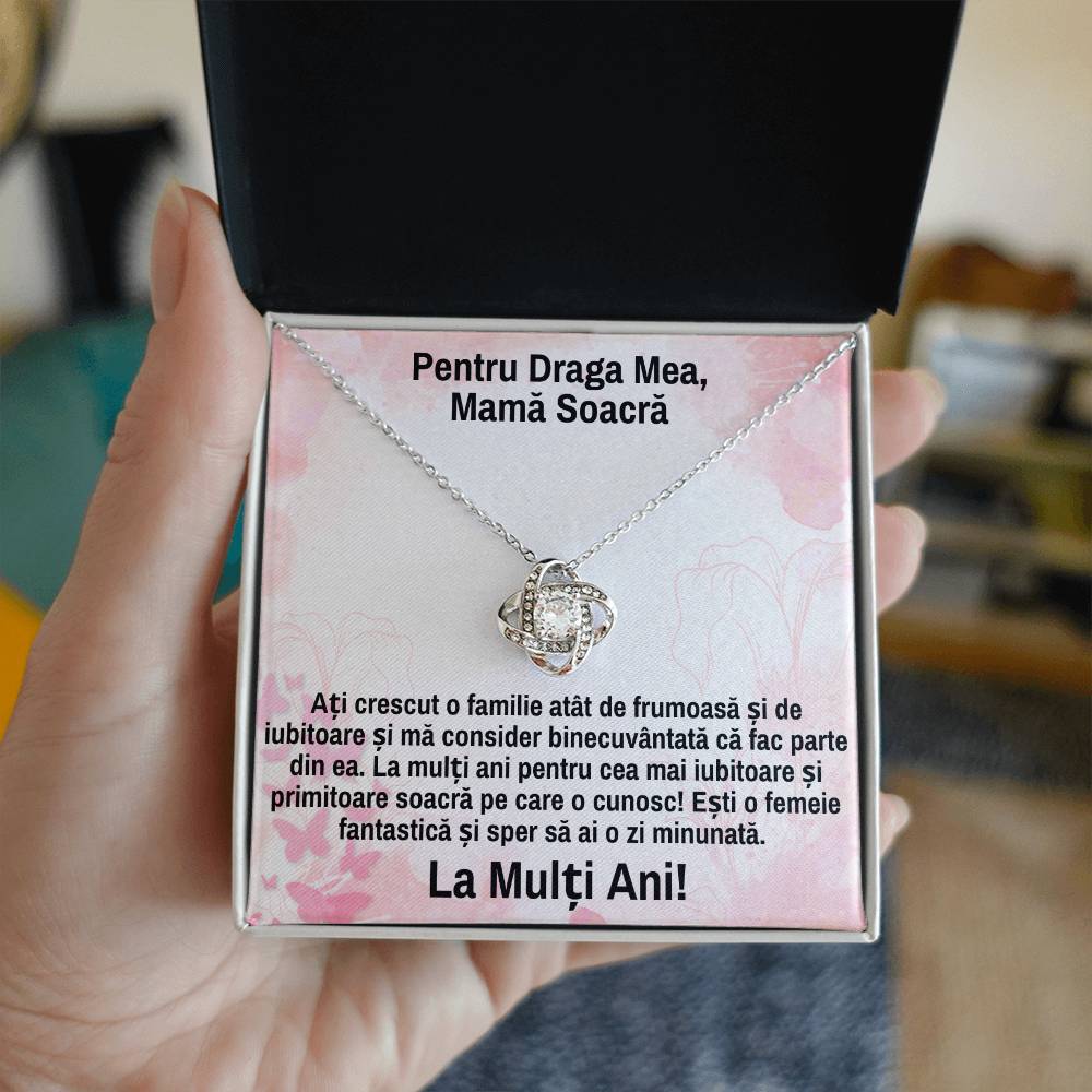 My Dear Mother-in-Law - Love Knot Forever Necklace