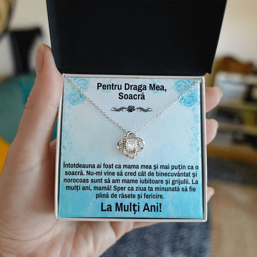 My Dear Mother-In-Law - Love Knot Forever Necklace