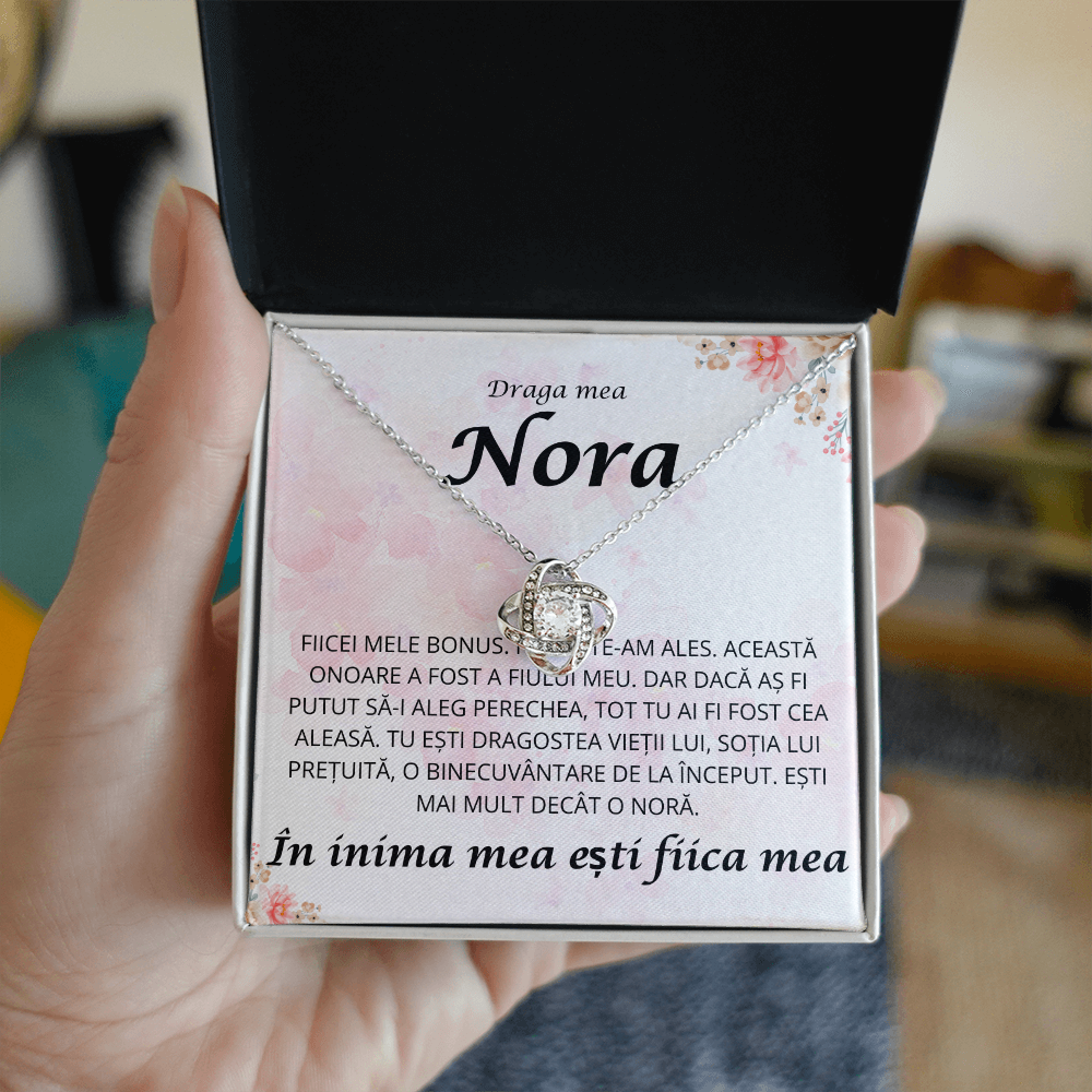 Cadou pentru nora mea  - Colier Love Knot