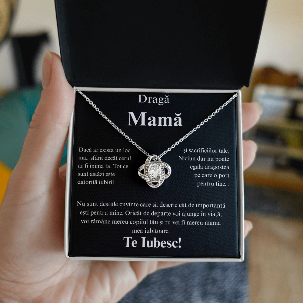 Cadou Pentru  Mamă - Colier Love Knot