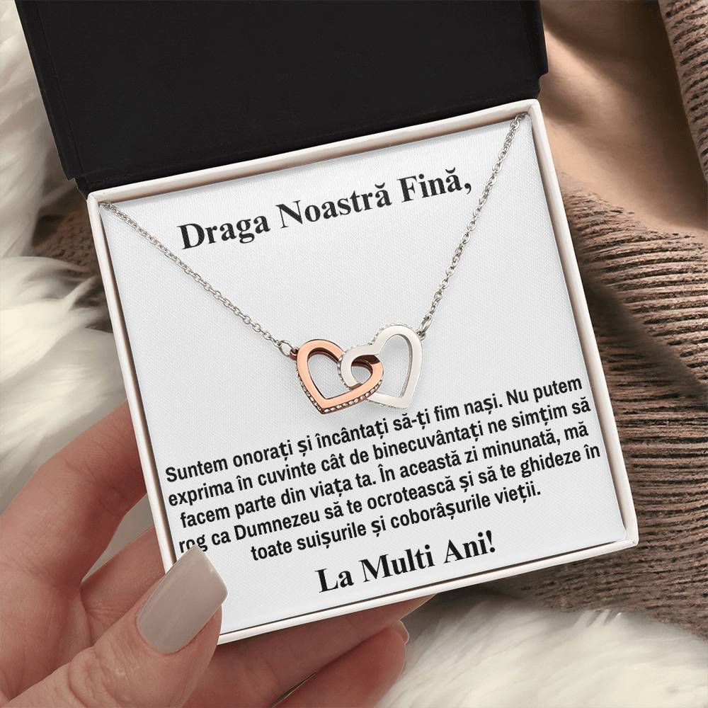 Our Dear Fina – Pair of Hearts Necklace