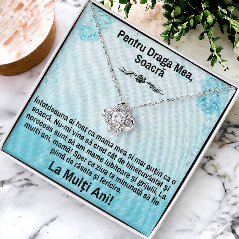 My Dear Mother-In-Law - Love Knot Forever Necklace