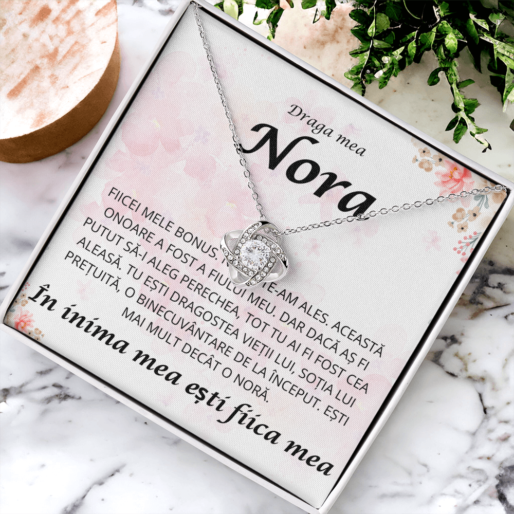 Cadou pentru nora mea  - Colier Love Knot