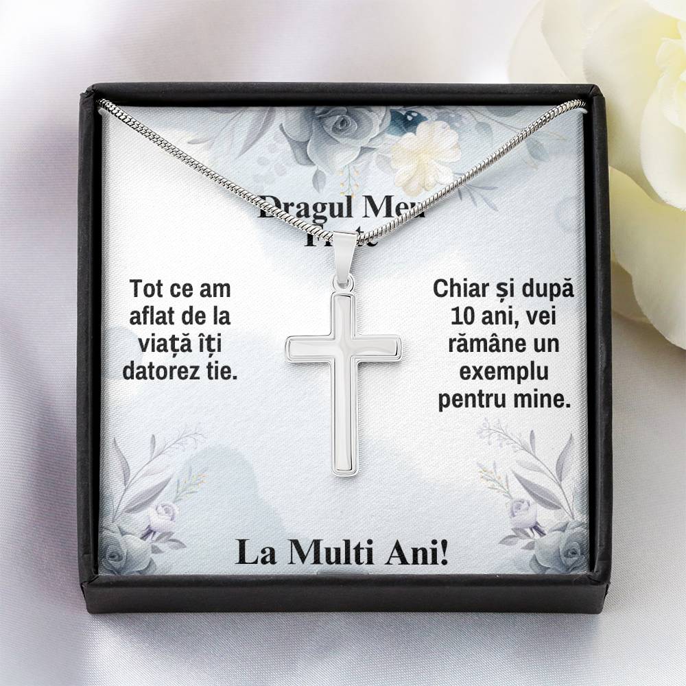 Pentru Fratele Meu - Lănțișor Cruce - La Multi Ani