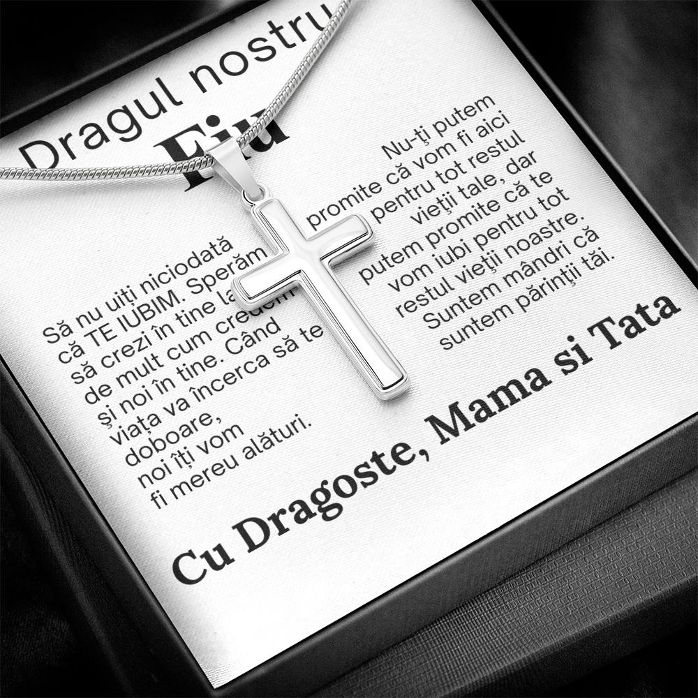 Gift for our dear son – cross necklace