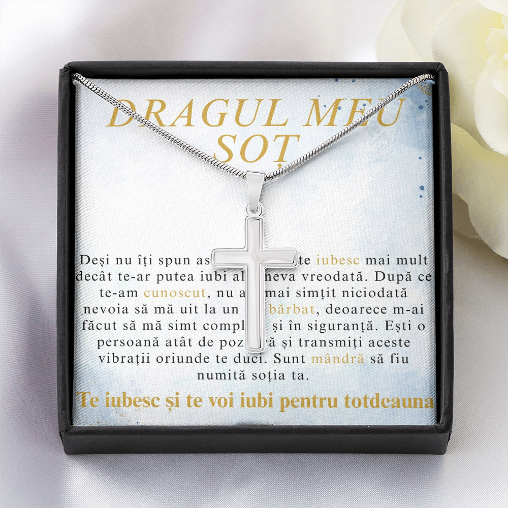 Cadou Pentru dragul meu sot - Lănțișor Cruce