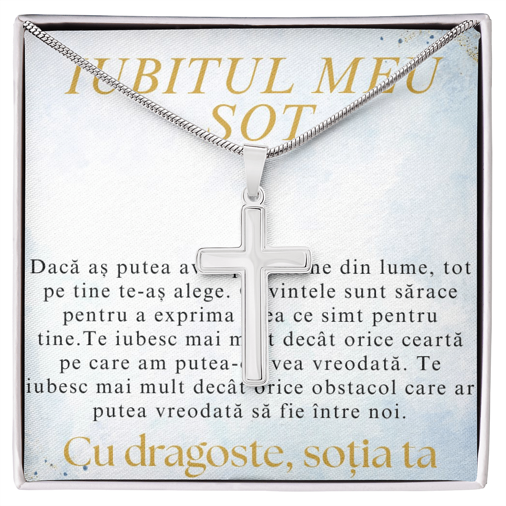 Ajándék drága férjemnek - Kereszt nyaklánc