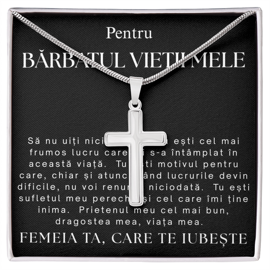 Cadou Pentru iubitul meu - Lănțișor Cruce