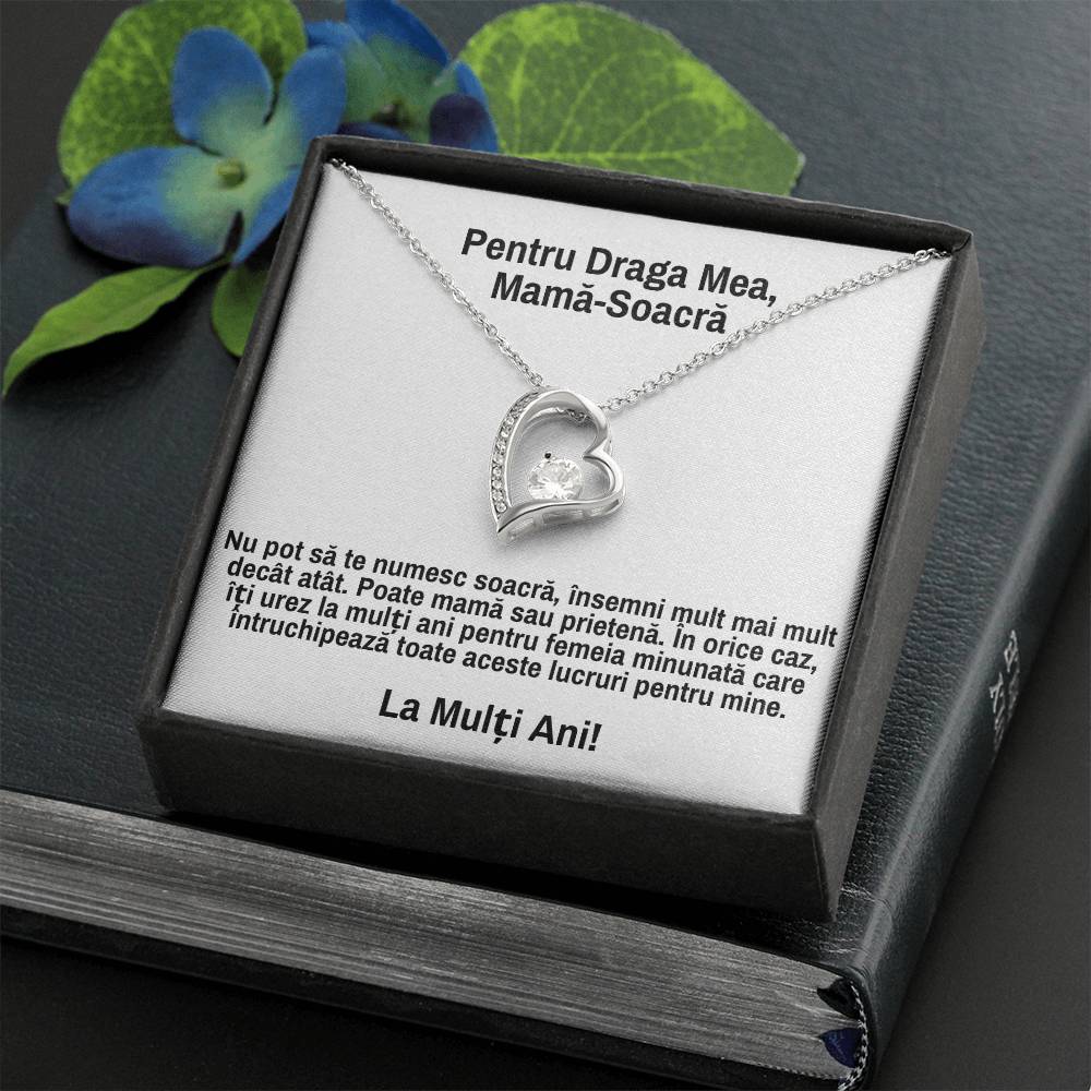 For My Dear Mother-in-Law - Heart Necklace