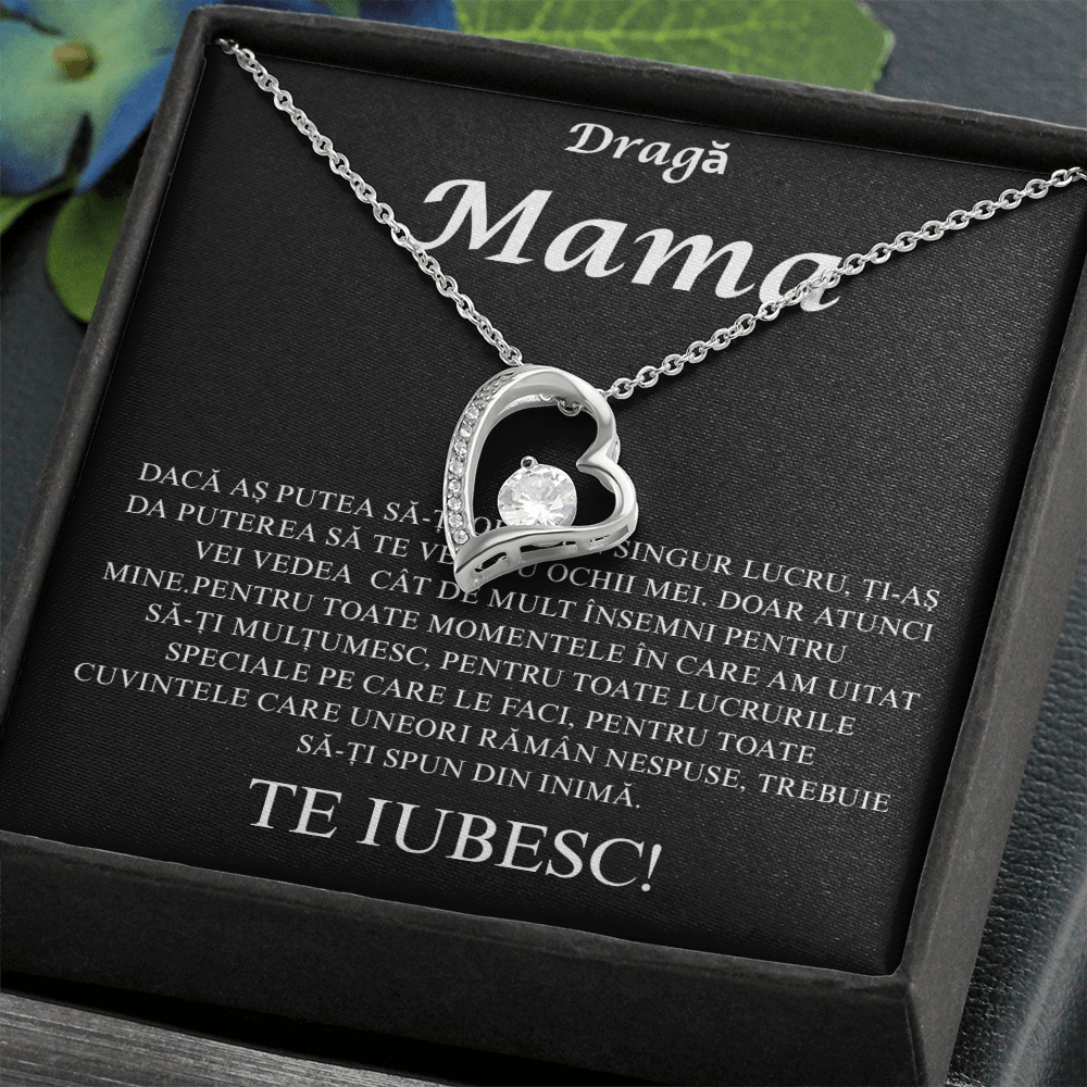 Cadou Pentru mama mea  draga   - Colier inimă Love