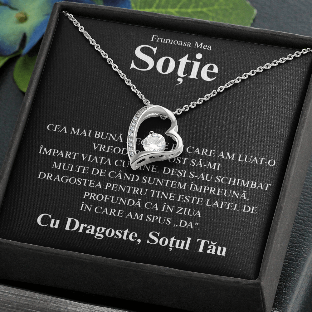 Gift for Wife - Heart Necklace