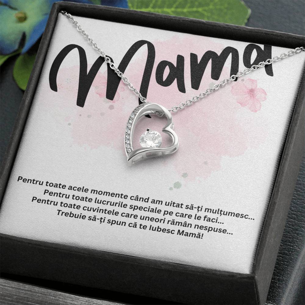 Necklace For Mom - I Love You - Heart Necklace