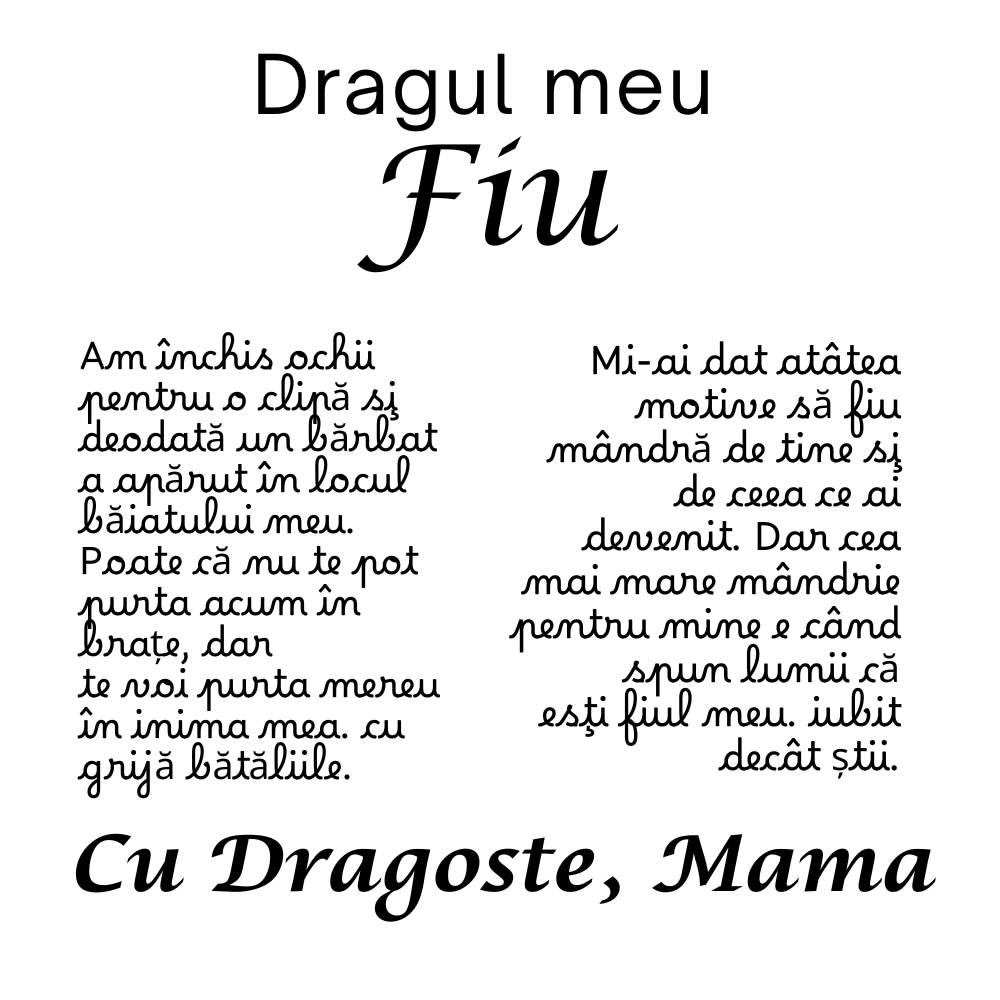 Cadou pentru fiul meu drag- Brățara Piele Împletită