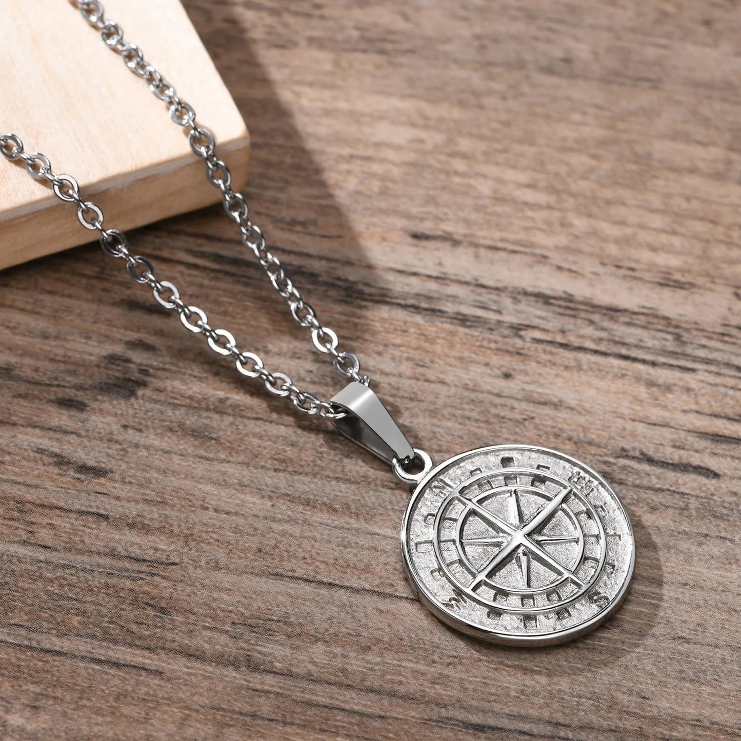 My Dear Son - Compass Necklace from Mom