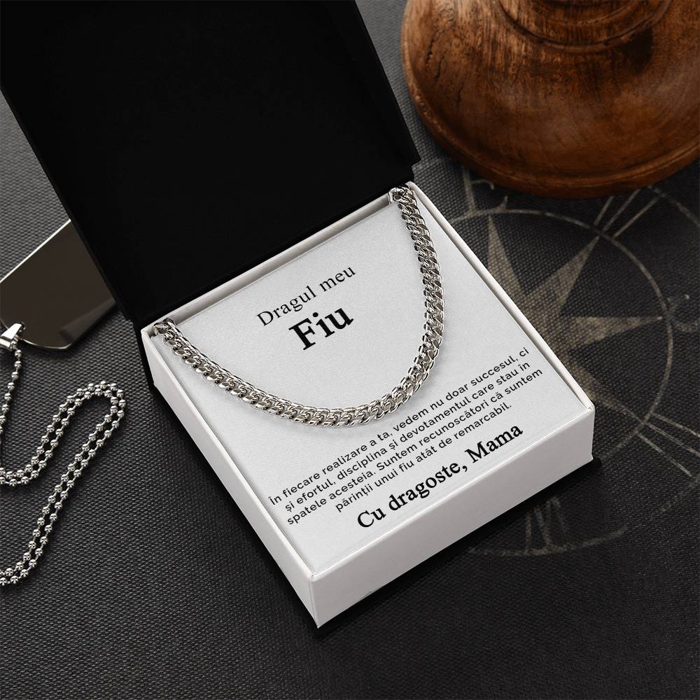 De la mama pentru fiu - Lantisor Cuban Link