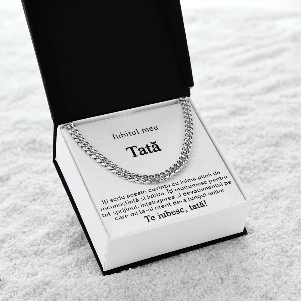 My beloved father - Cuban link chain