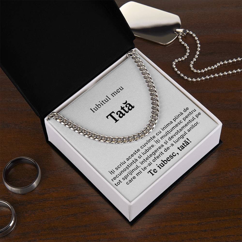My beloved father - Cuban link chain