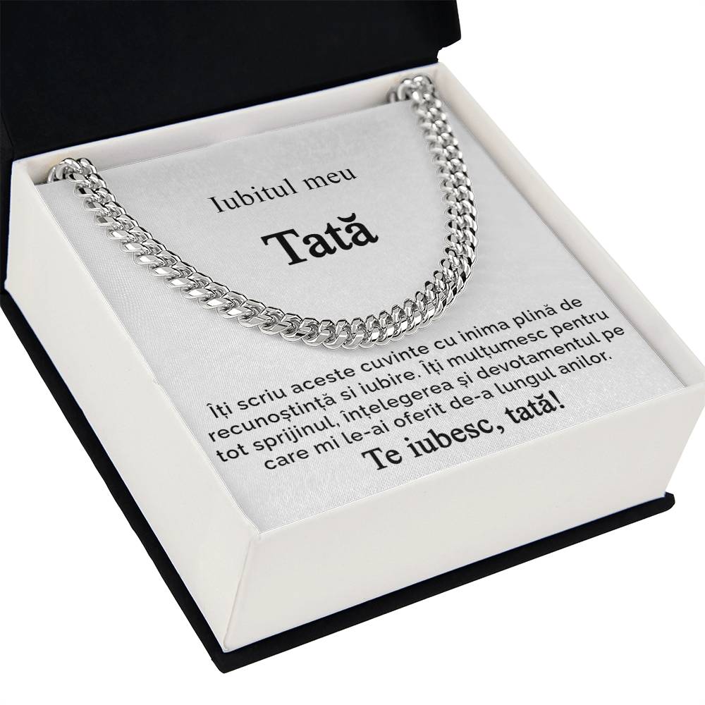 My beloved father - Cuban link chain